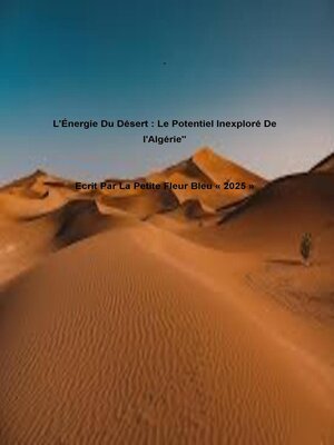 cover image of "L'Énergie Du Désert